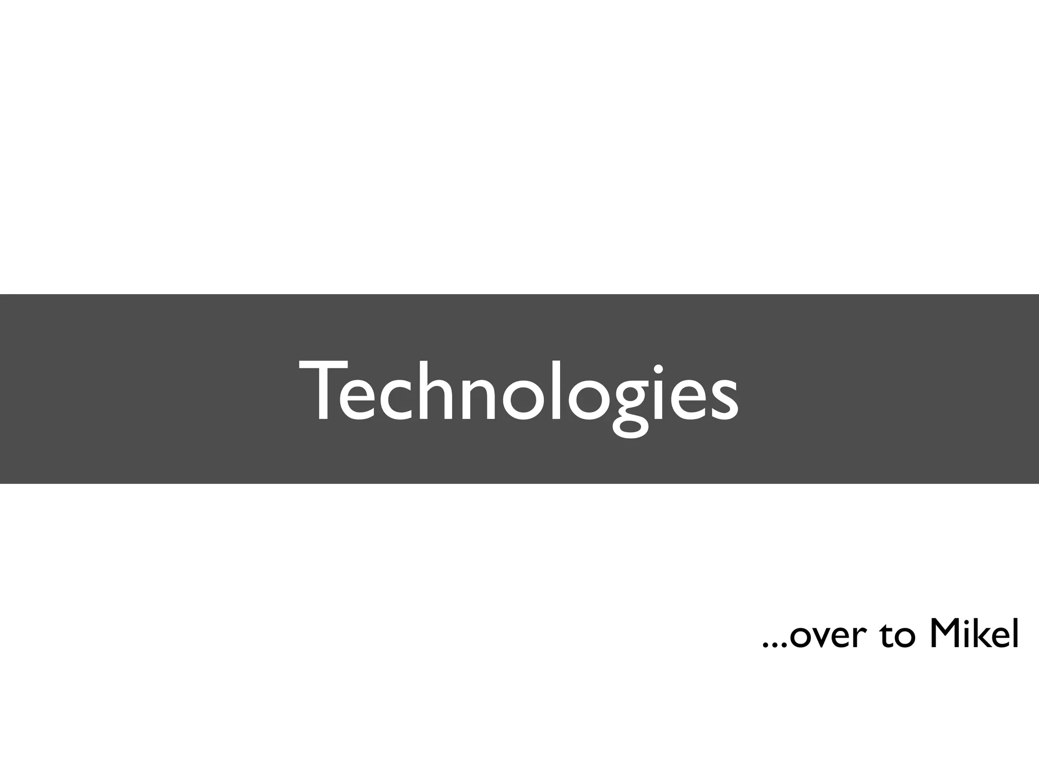 Trends And Technologies In Where2.0 - Web2 Expo New York