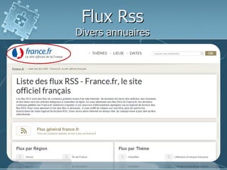 Flux Rss

Divers annuaires

 