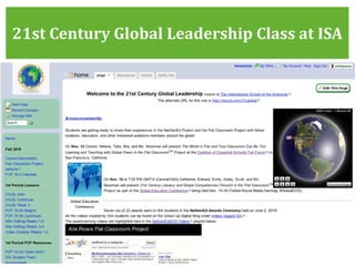 21st Century Global Leadership Class at ISA 