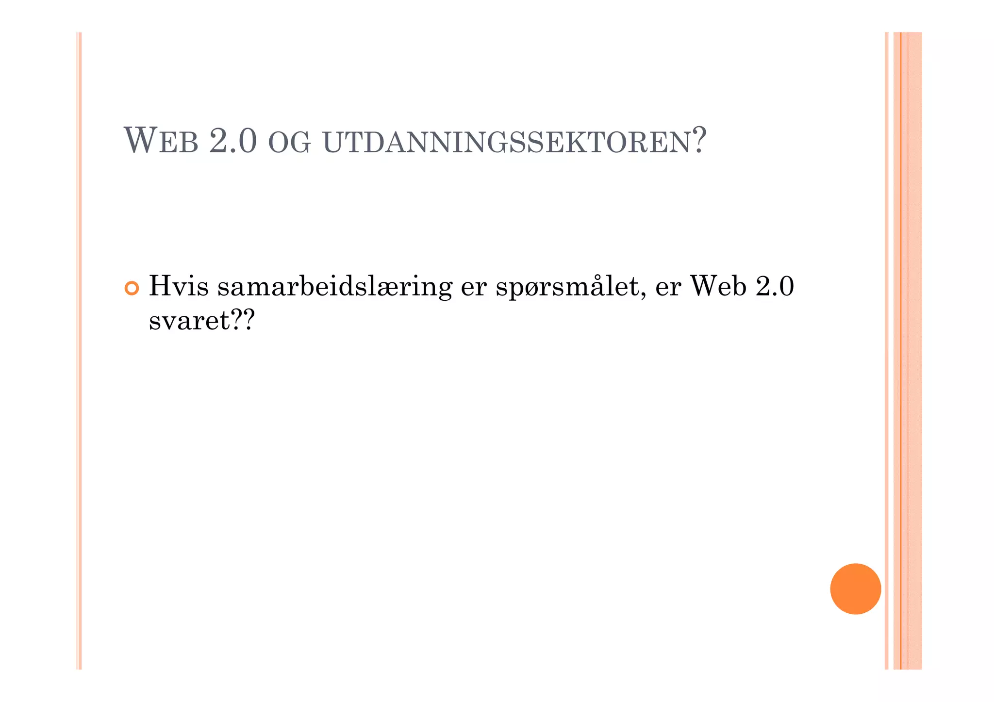 Web 2.0 i forvaltningen