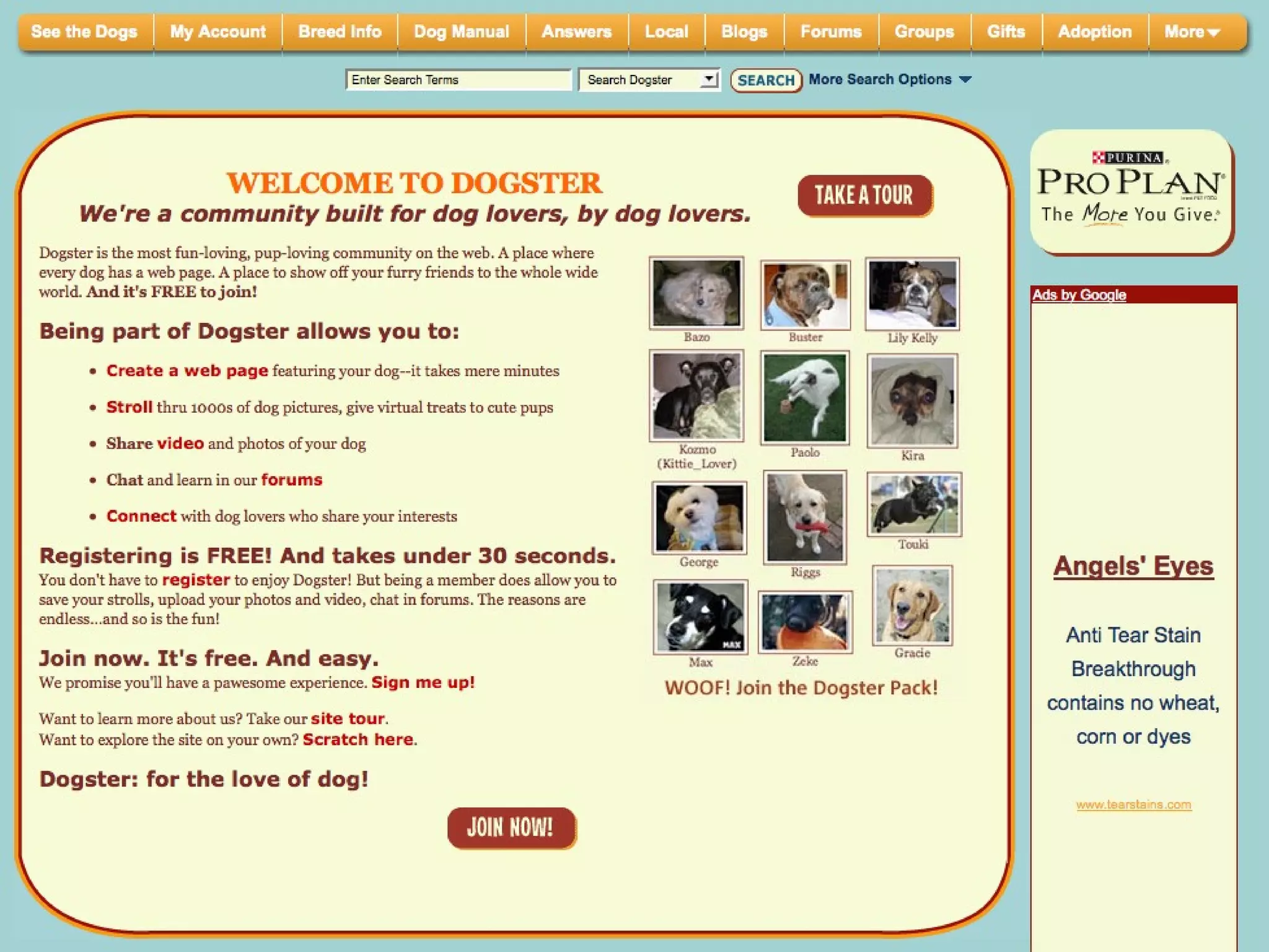 LANDING PAGE Welcome 