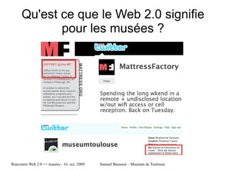 Qu'est ce que le Web 2.0 signifie pour les musées ? 