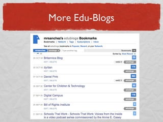 More Edu-Blogs 