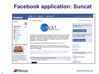 Facebook application: Suncat 