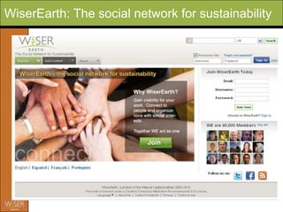 WiserEarth: The social network for sustainability
 