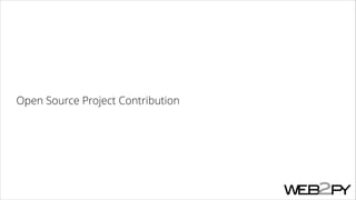 Open Source Project Contribution

 
