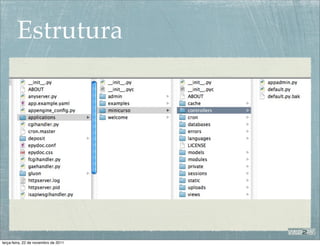 Estrutura




terça-feira, 22 de novembro de 2011
 