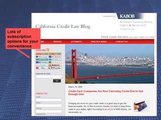 Lots of subscription options for your convenience 