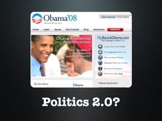 Politics 2.0? 