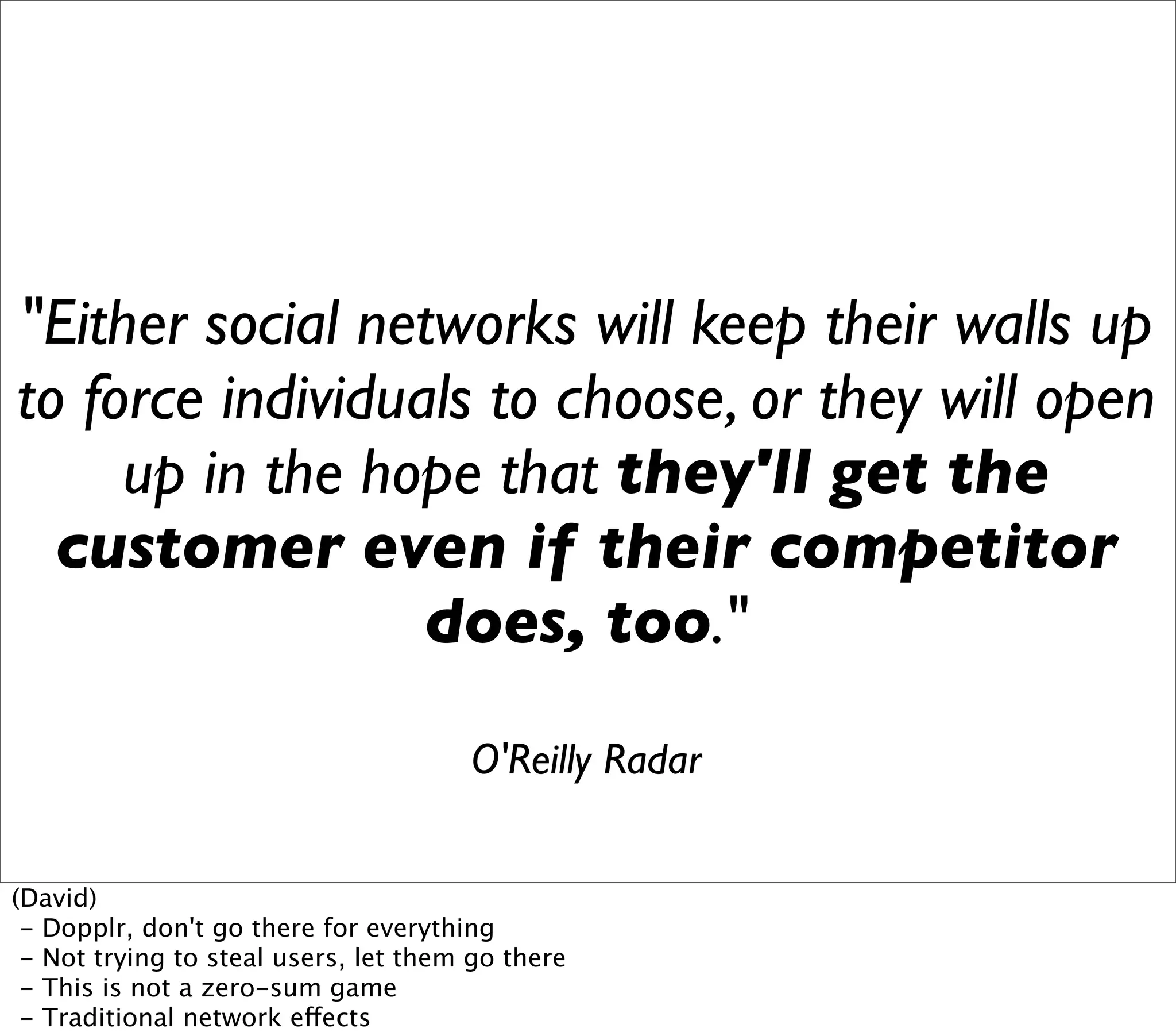 Web2Summit: Opening Up the Social Graph