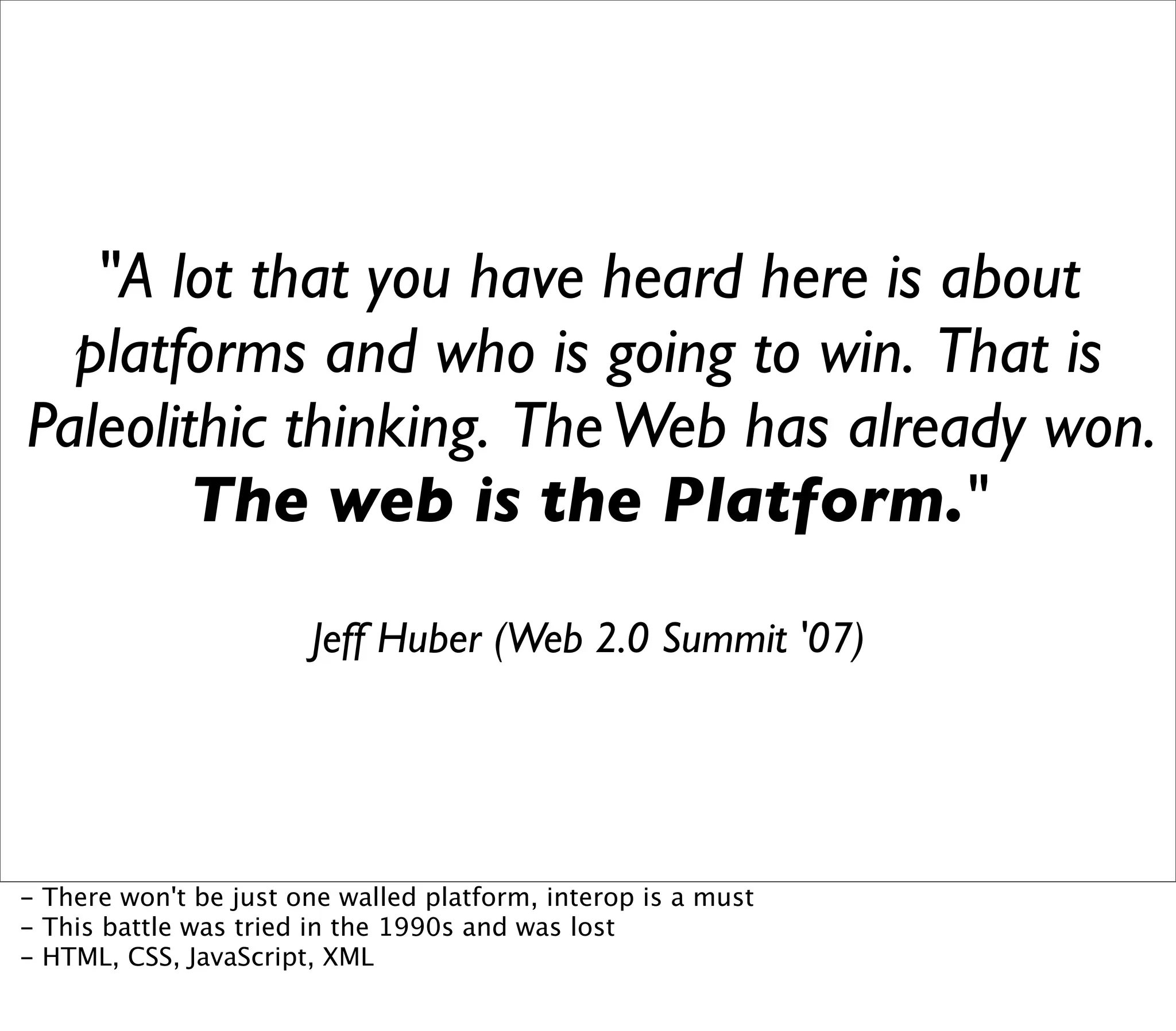 Web2Summit: Opening Up the Social Graph