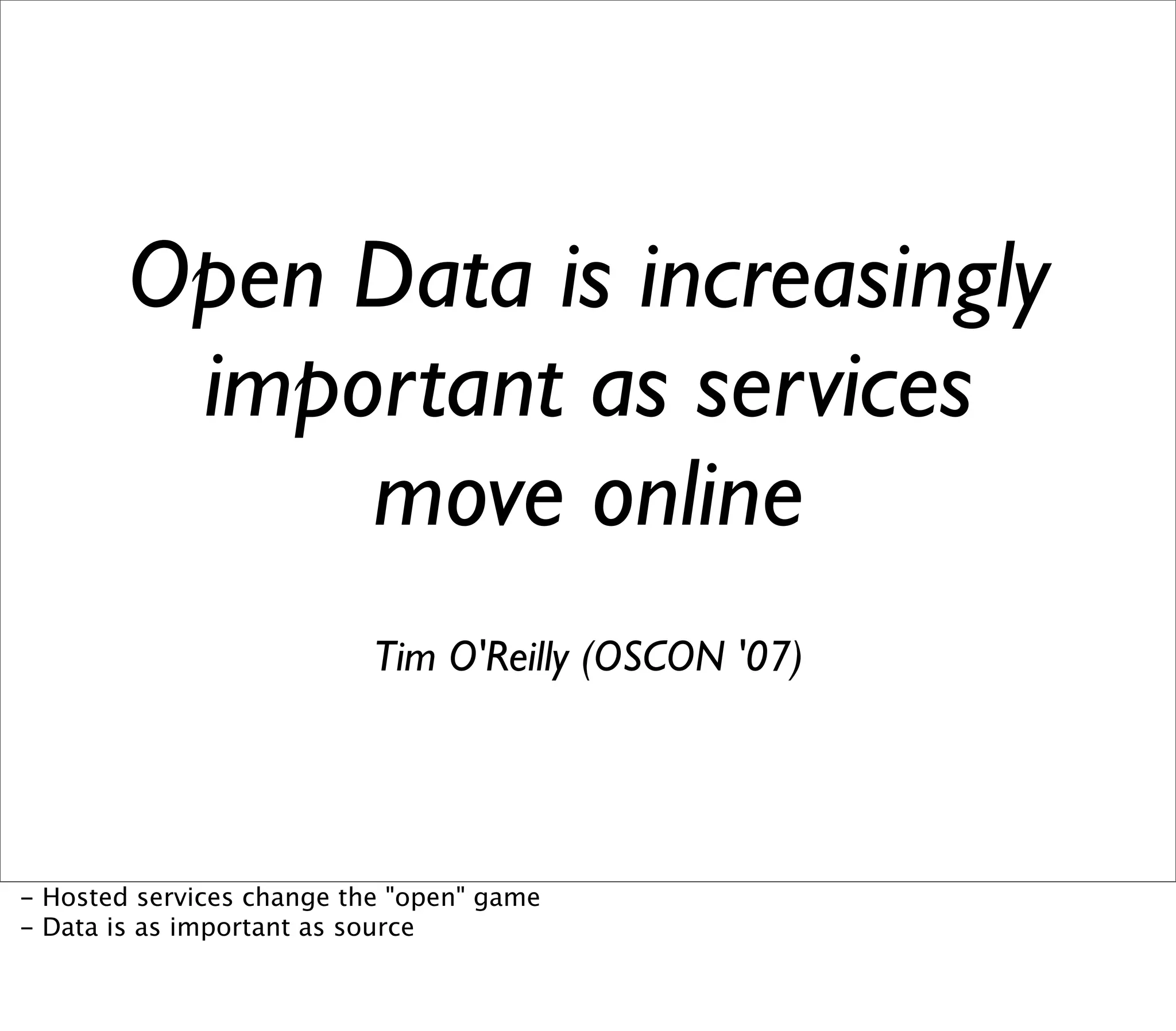 Web2Summit: Opening Up the Social Graph