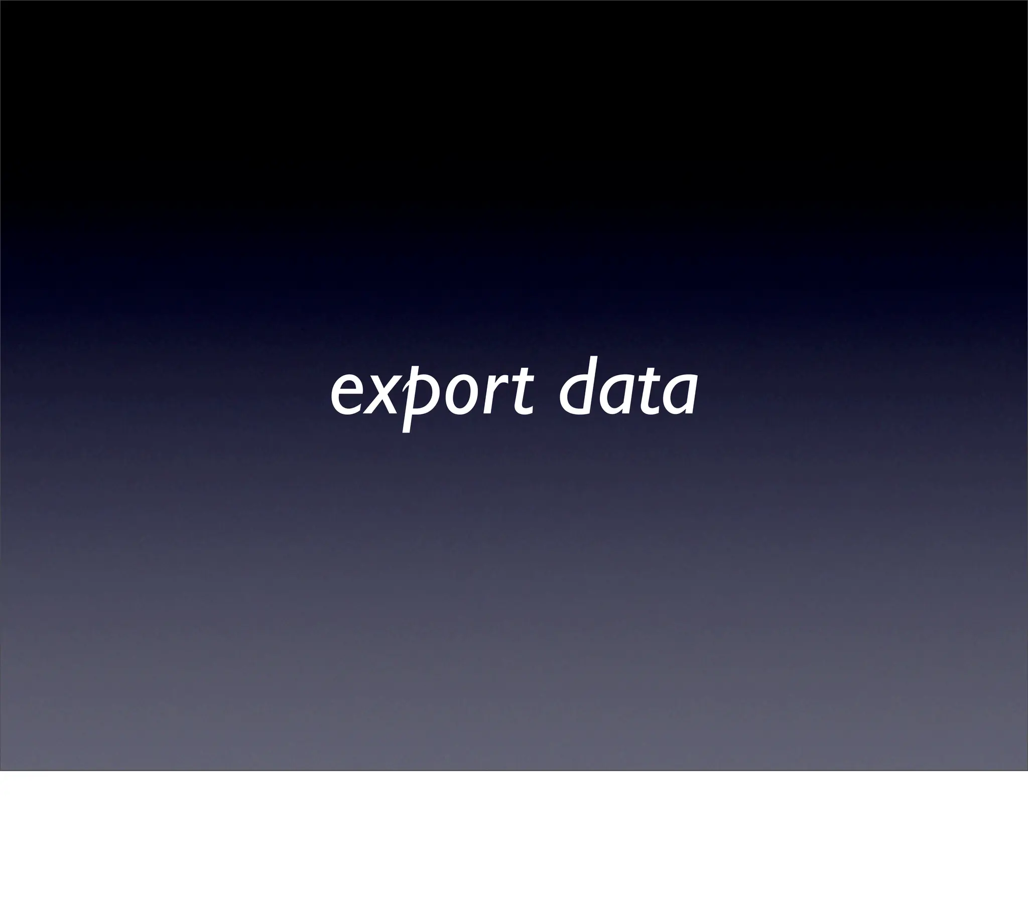 Web2Summit: Opening Up the Social Graph