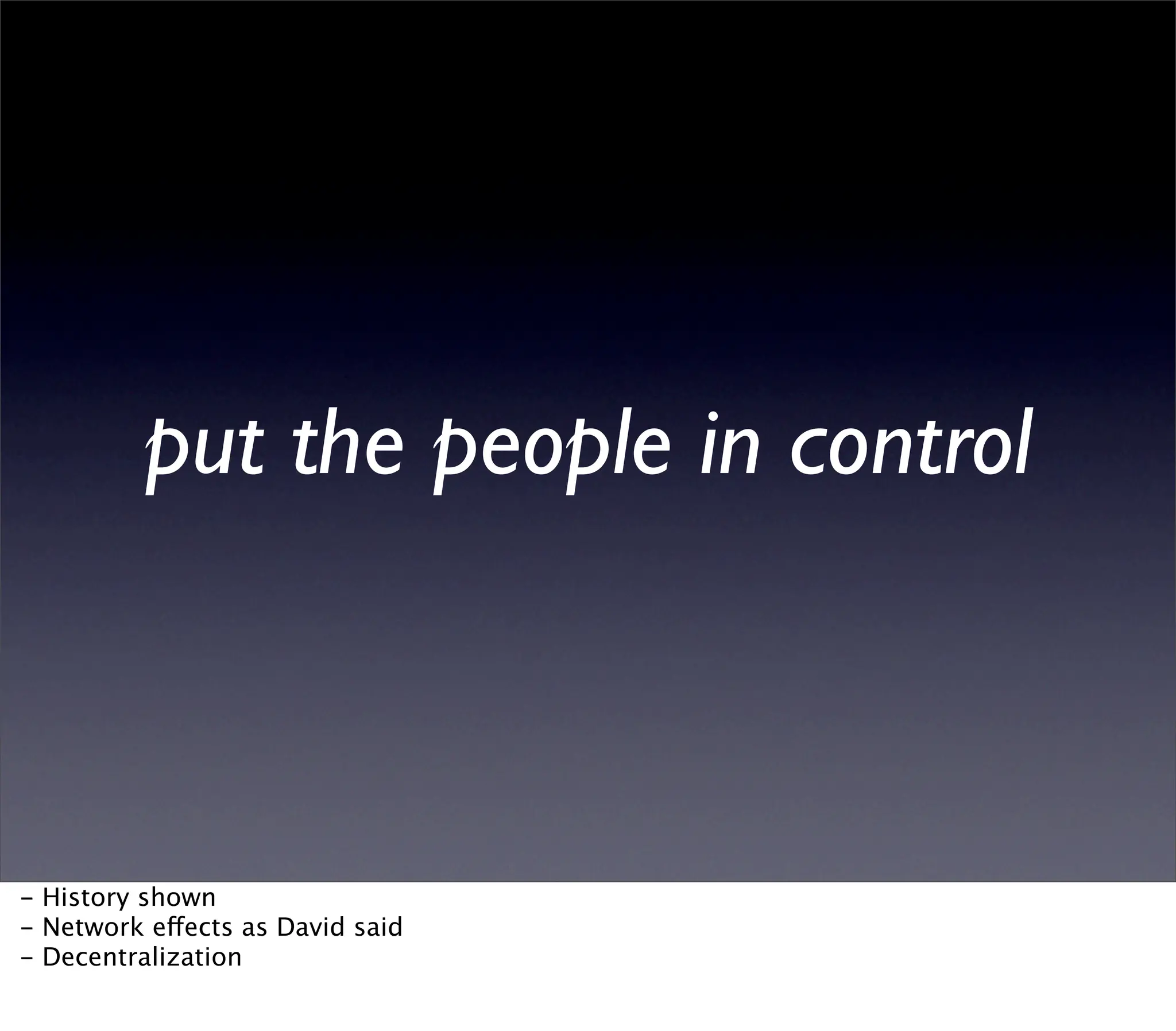 Web2Summit: Opening Up the Social Graph