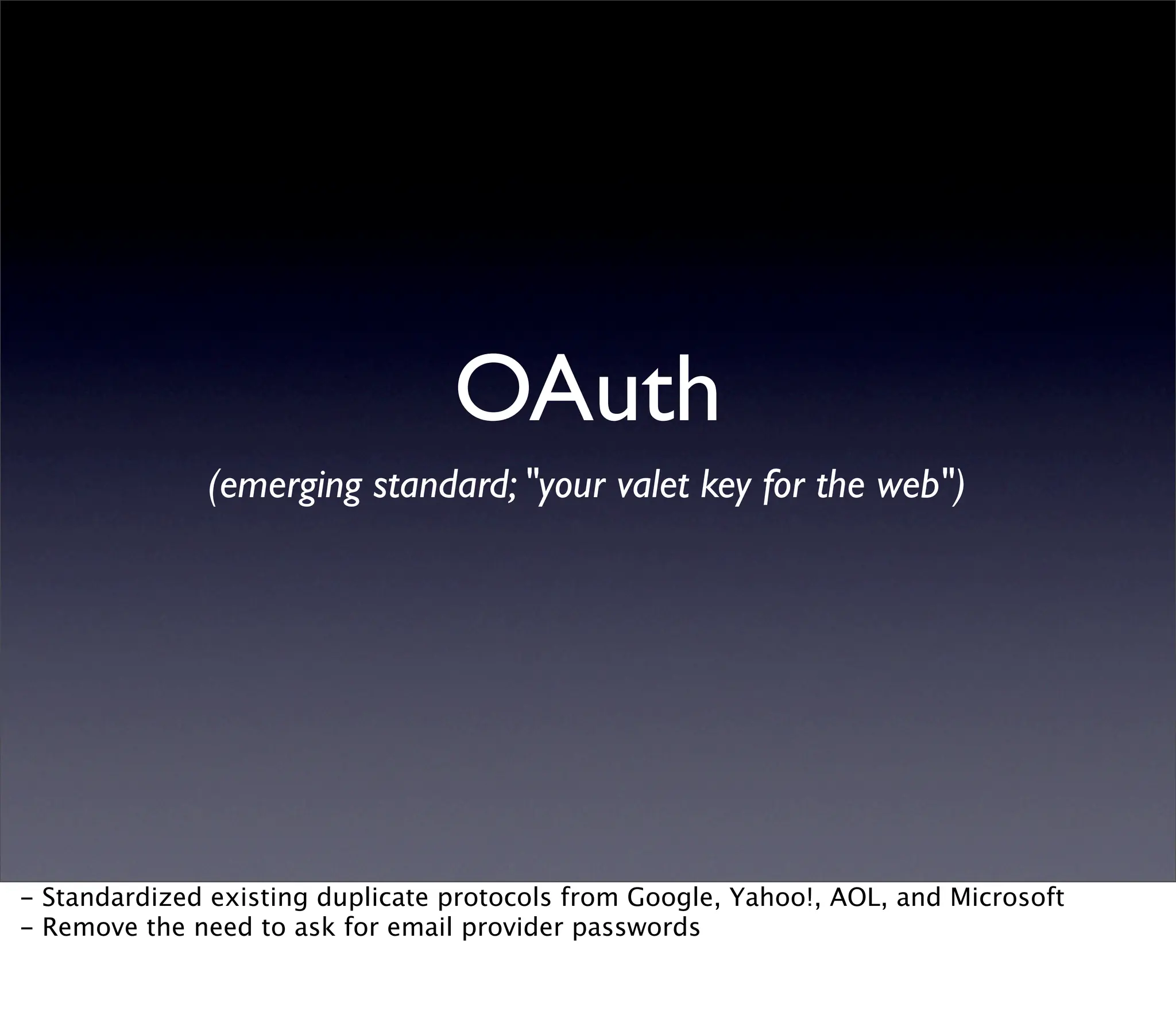 Web2Summit: Opening Up the Social Graph