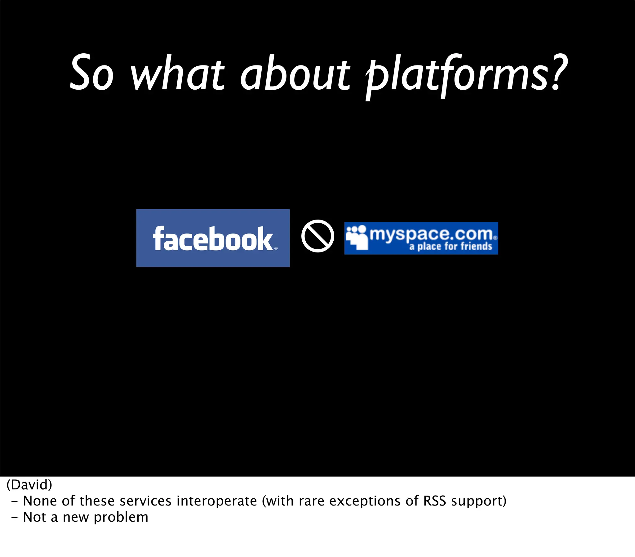 Web2Summit: Opening Up the Social Graph