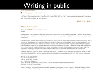 Discussion and debate 