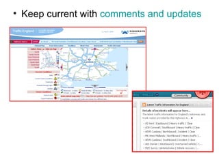 Keep current with  comments and updates 