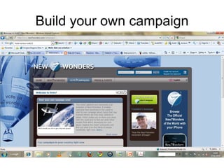 Build your own campaign 
