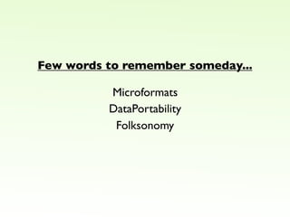 Get ready for web3.0! Open up your app!