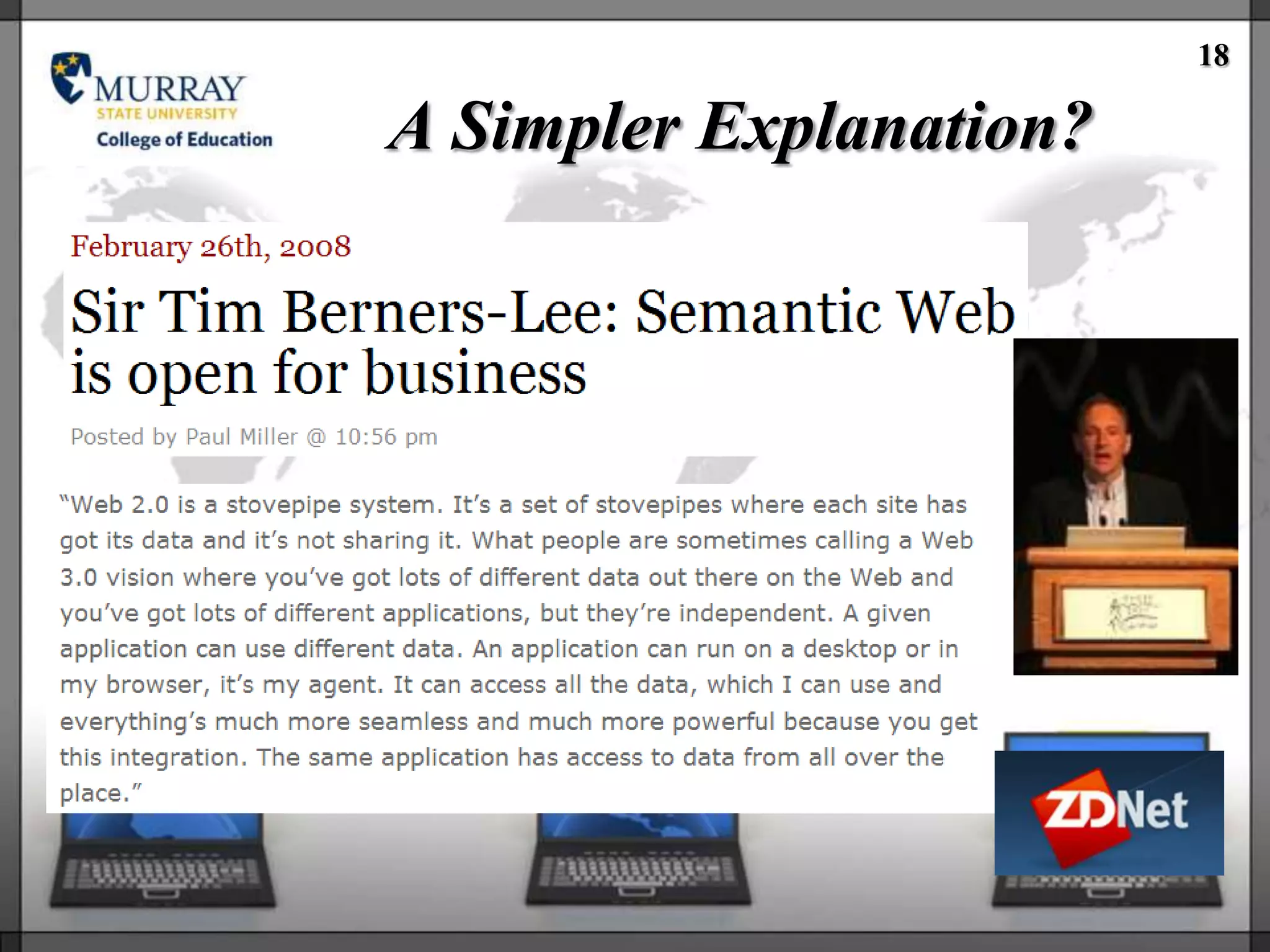 18

A Simpler Explanation?
 