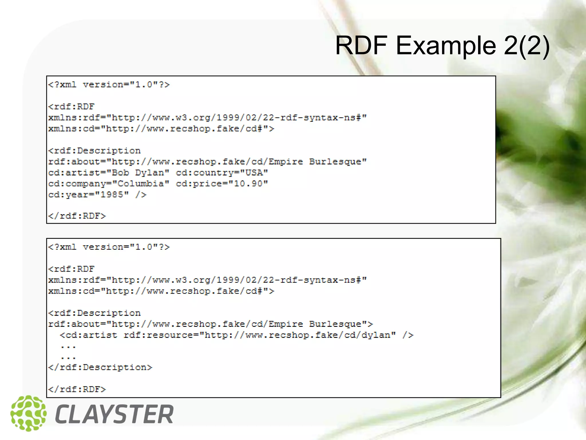 RDF Example 2(2)
 