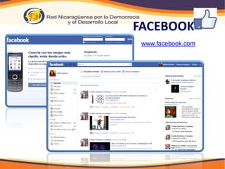 FACEBOOK
 www.facebook.com
 