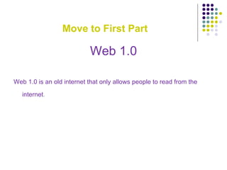 Detail History of web 1.0 to 3.0