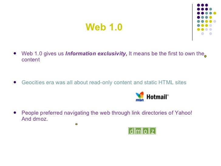 Detail History Of Web 1 0 To 3 0 Detail History Of Web 1 0 To 3 0