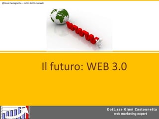 @Giusi Castagnetta – tutti i diritti riservati

Il futuro: WEB 3.0

 