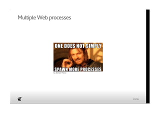 Multiple Web processes 
by Adrian Perez 
15/36 
 