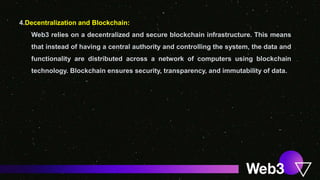 web 3 poerpoint presentation in simple words and the evolution of web ...