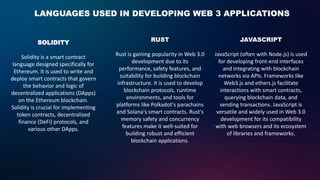 exploring javascript runtime environments: from web... WEB 3.pptx is seminar for computer science students | PPT