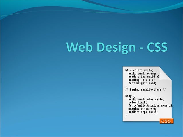 Higher Computing Science CSS | PPT