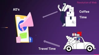 Revolution of Web
Travel Time
Coffee
Time
AD’s
 