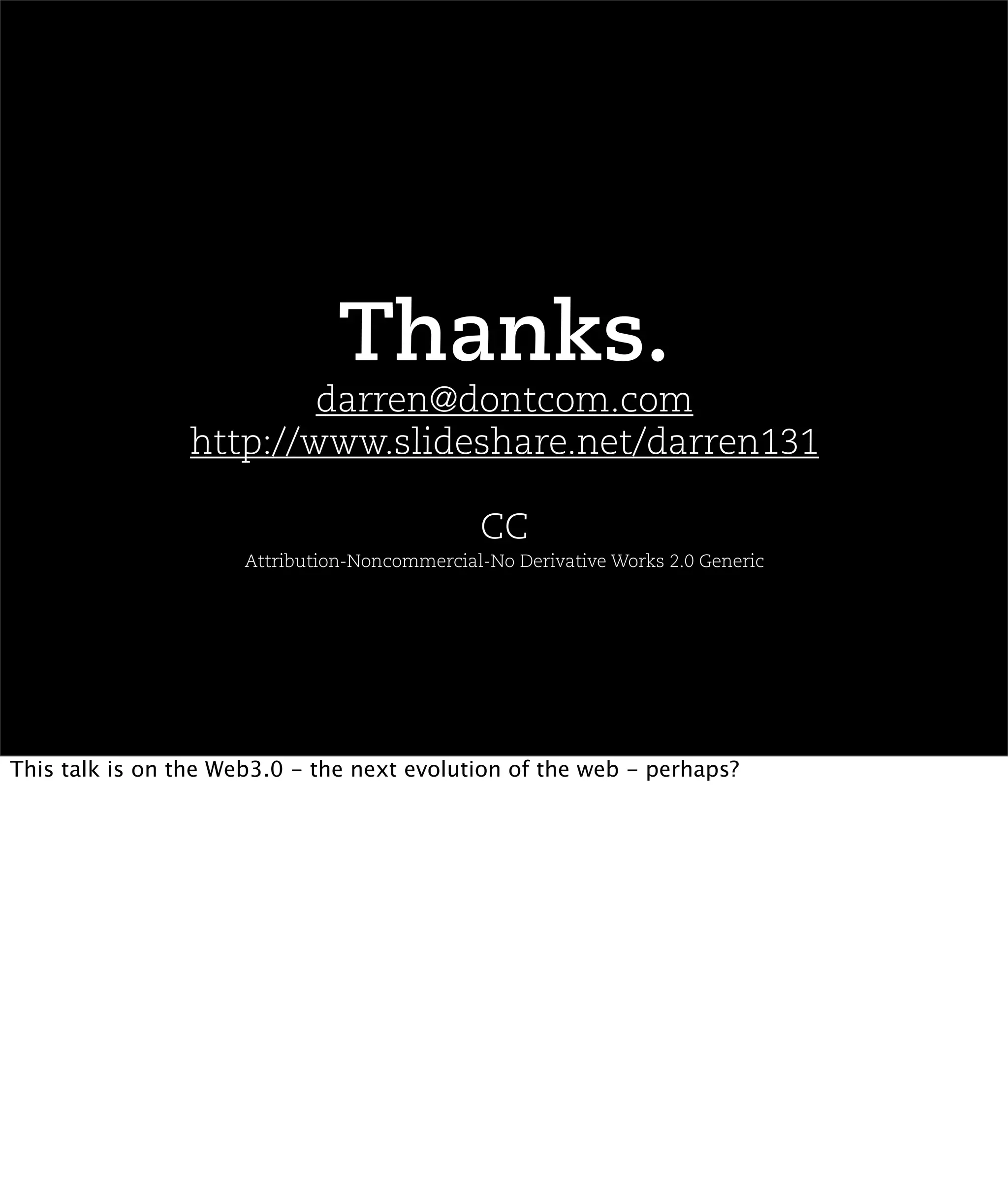 Web3.0 or The semantic web