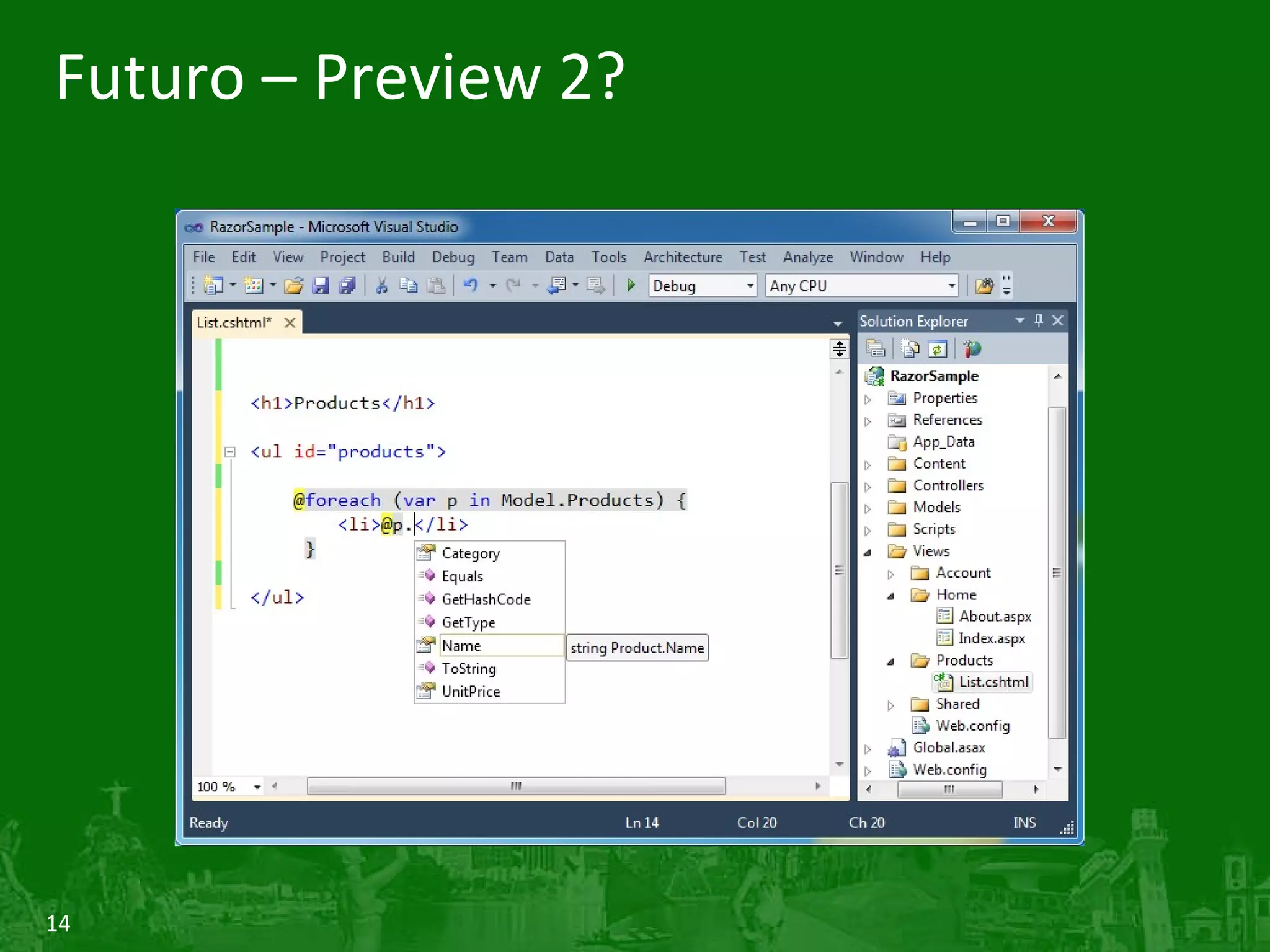 Futuro – Preview 2? 