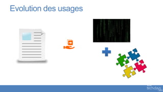 Evolution des usages
 