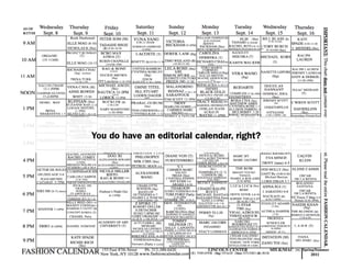 You do have an editorial calendar, right?
 