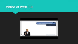 Video of Web 1.0
 