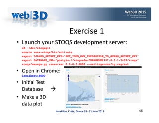 Web3D 2015 conference geospatial tutorial