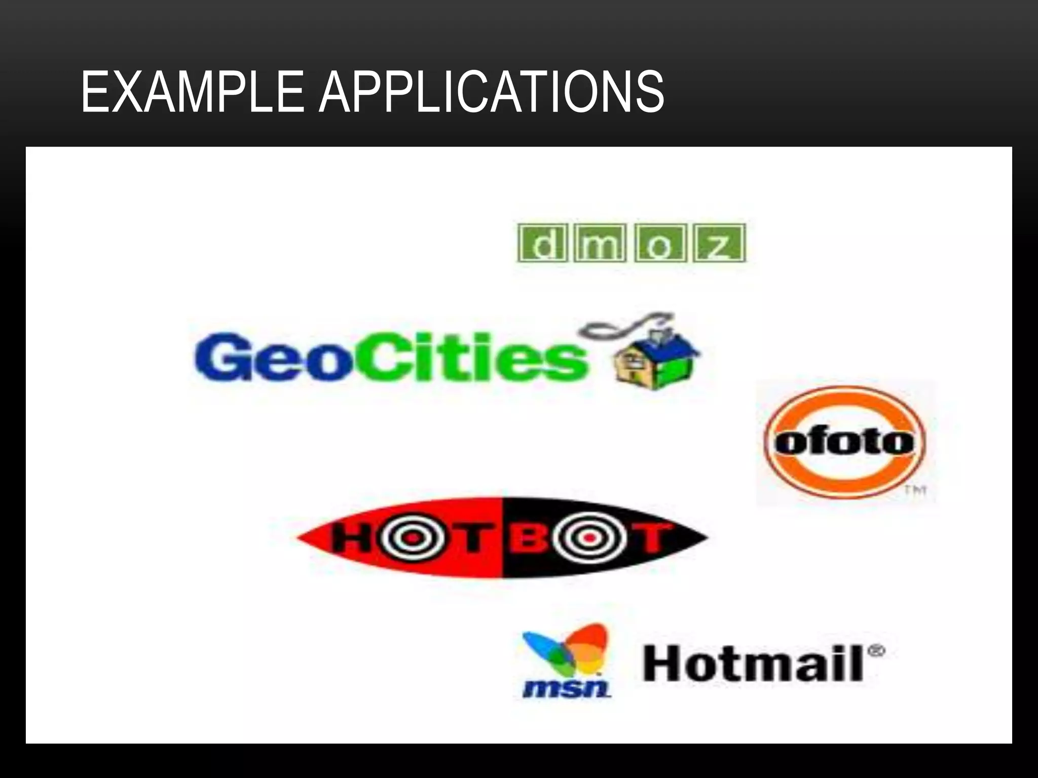 EXAMPLE APPLICATIONS
 