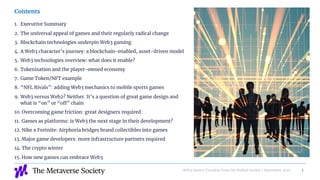 Web3 Games - Freedom from the Walled Garden | PDF