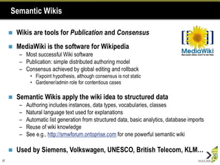 Semantic Wikis 