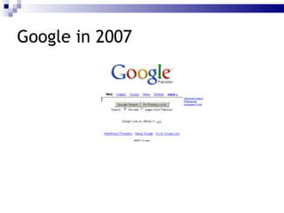 Google in 2007 