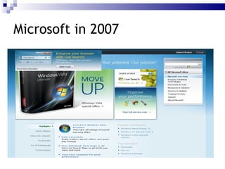 Microsoft in 2007 