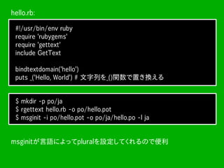 Webアプリケーションの国際化
