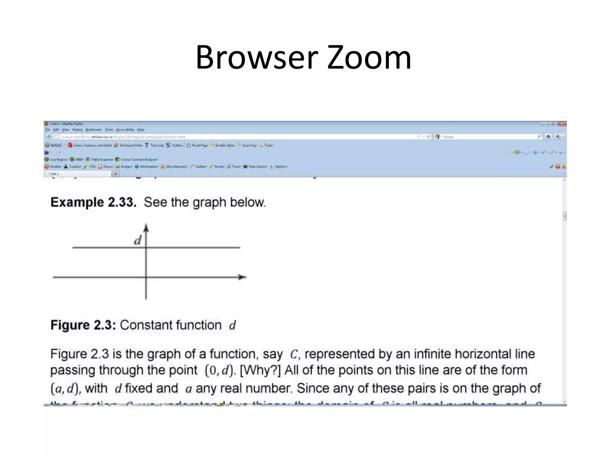 Browser Zoom
 