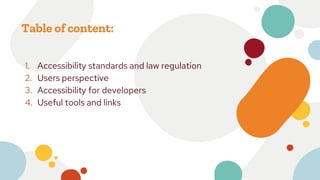Web accessibility | PPTX