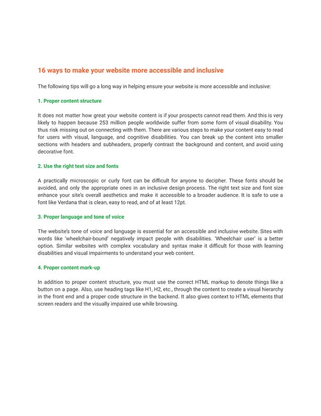 Web Accessibility | PDF